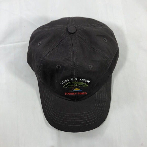 121st US Open Torrey Pines USGA Member Gray Baseball Cap Hat Adjustable Golf OSF - Picture 5 of 10